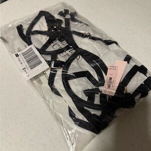 Victoria's Secret Black Strappy Chemise